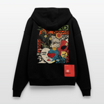 Eosan, Wolf, 1st | Heavyweight Oversized Bio Zip Hoodie, Unisex - SOLID BLACK
