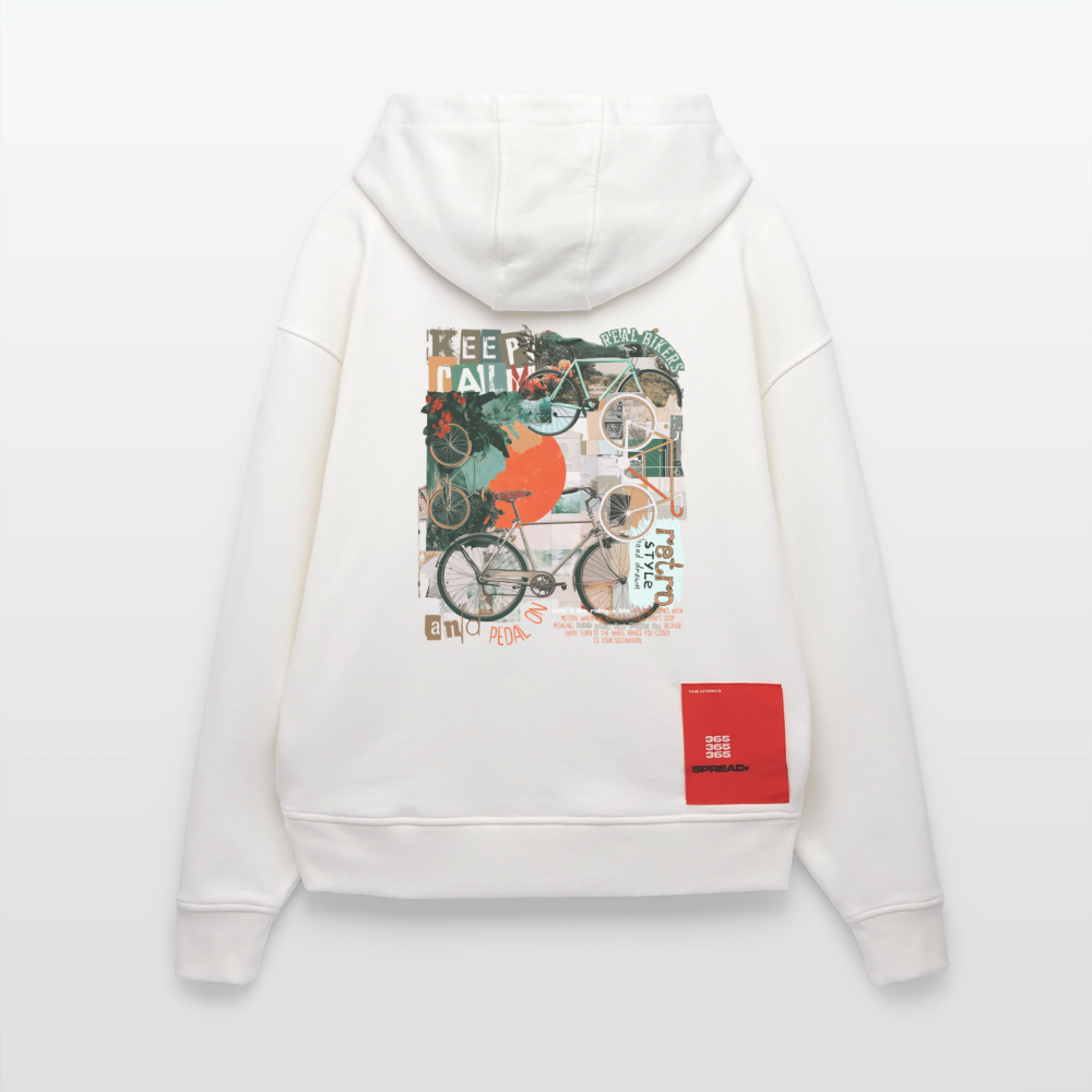 Eldrathis, Fahrrad, 1st | Heavyweight Oversized Bio Hoodie, Unisex - OFF WHITE