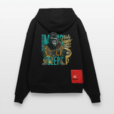 Herakles, Gorilla, 1st | Heavyweight Oversized Bio Hoodie, Unisex - SOLID BLACK