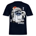 Yuanshi, Auge, 1st | Essential, Relaxed Fit Unisex Bio T-Shirt - Navy