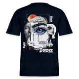 Yuanshi, Auge, 1st | Essential, Relaxed Fit Unisex Bio T-Shirt - Navy