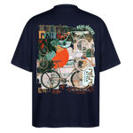 Eldrathis2, Fahrrad, 1st | Blaster, Oversize Bio T-Shirt, Unisex - Navy