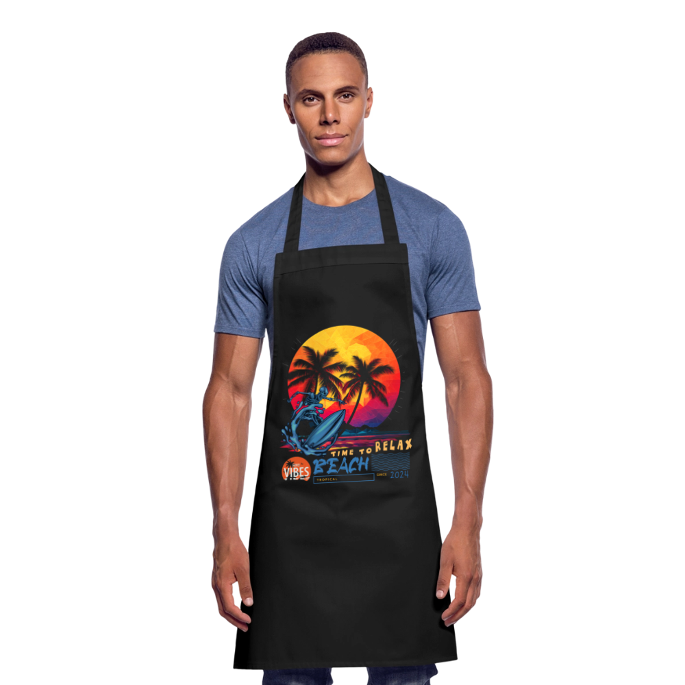 Eryan, Surfen, 1st | Kochschürze - Schwarz