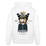 Siriothis, Schmetterling, 1st | Cruiser, Unisex Bio-Hoodie - Weiß