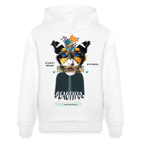 Siriothis, Schmetterling, 1st | Cruiser, Unisex Bio-Hoodie - Weiß