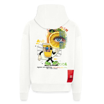 Neptaros, Zitrone, 1st | Heavyweight Oversized Bio Zip Hoodie, Unisex - OFF WHITE