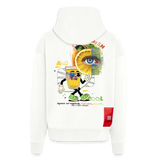 Neptaros, Zitrone, 1st | Heavyweight Oversized Bio Zip Hoodie, Unisex - OFF WHITE