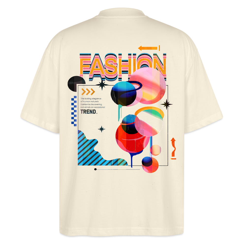 Ragnarion, Planeten, 1st | Blaster, Oversize Bio T-Shirt, Unisex - Weißgrau