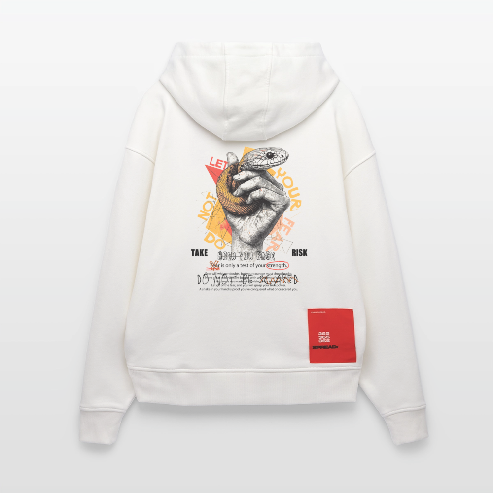 Eldamar, Schlange, 1st | Heavyweight Oversized Bio Hoodie, Unisex - OFF WHITE