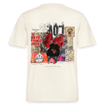 Galevar, Liebe, 1st | Essential, Relaxed Fit Unisex Bio T-Shirt - Naturweiß 