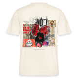 Galevar, Liebe, 1st | Essential, Relaxed Fit Unisex Bio T-Shirt - Naturweiß 
