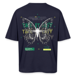 Hesinkar, Schmetterling, 1st | Breezy, Oversized Unisex T-Shirt - Navy