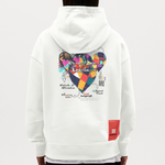 Baldurion, Herzen, 1st | Heavyweight Oversized Bio Hoodie, Unisex - OFF WHITE