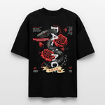 Hephani, Schlange, 1st | Blaster, Oversize Bio T-Shirt, Unisex - Schwarz