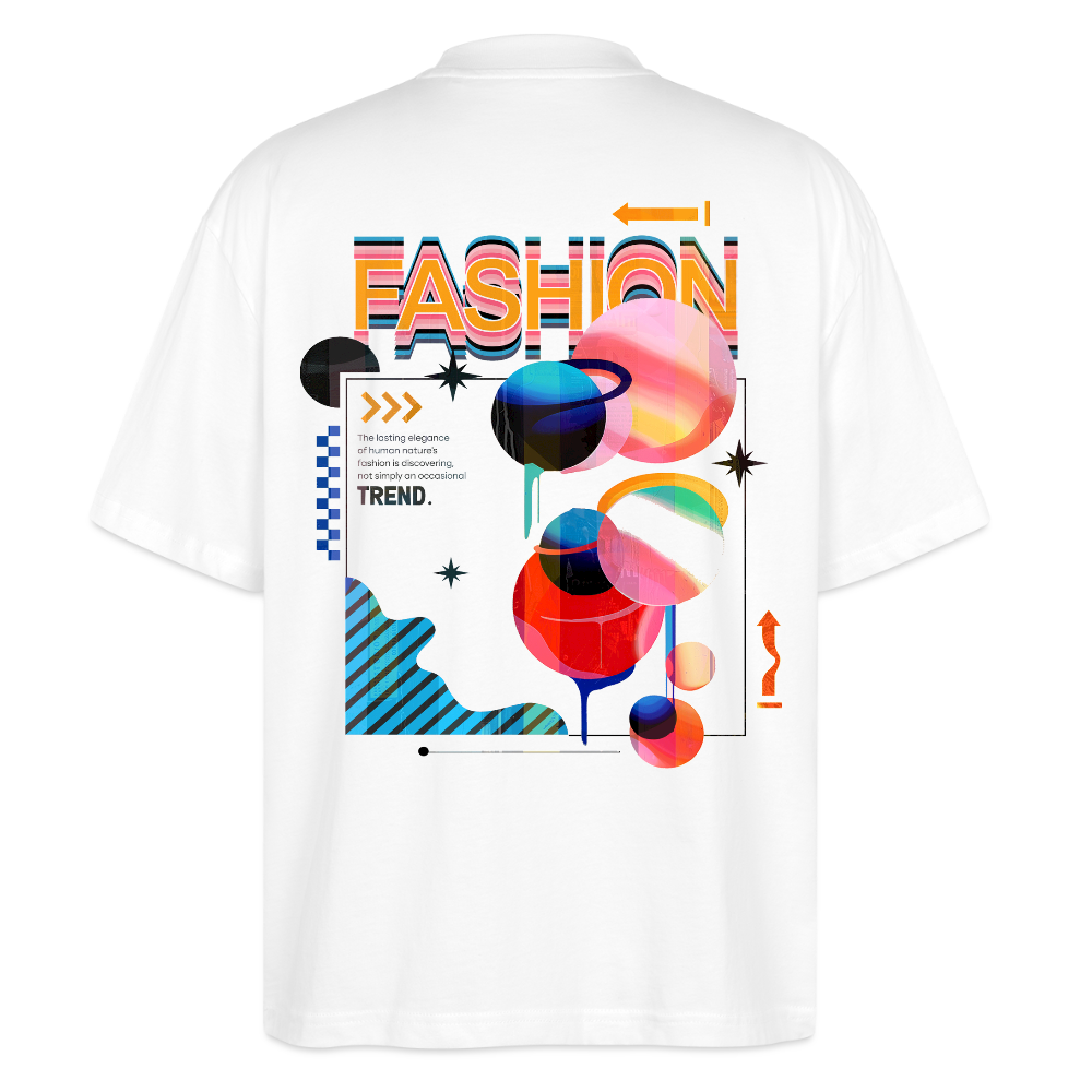 Ragnarion, Planeten, 1st | Blaster, Oversize Bio T-Shirt, Unisex - Weiß