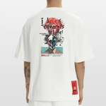 Titanis, Totenkopf, 1st | Heve, Heavyweight Oversized Bio T-Shirt, Unisex - OFF WHITE