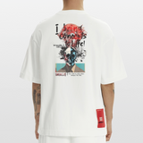 Titanis, Totenkopf, 1st | Heve, Heavyweight Oversized Bio T-Shirt, Unisex - OFF WHITE
