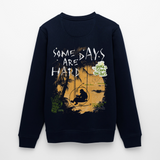 Amphionan, Palmen, 1st | Roller, Unisex Bio-Sweatshirt - Navy