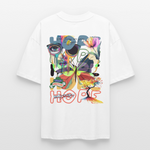 Tenebris, Schmetterling, 1st | Blaster, Oversize Bio T-Shirt, Unisex - Weiß
