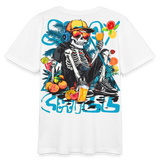 Calveron, Skelet, 1st | Teenager Bio T-Shirt - Weiß