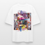 Callistara, Frau, 1st | Blaster, Oversize Bio T-Shirt, Unisex - Weiß