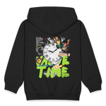 Ifrit, Uhr, 1st | Kinder Zip Hoodie - Schwarz