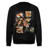 Atalantan, Essen, 1st | Roller, Unisex Bio-Sweatshirt - Schwarz