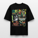 Ganesha, Geschäfte, 1st | Blaster, Oversize Bio T-Shirt, Unisex - Schwarz