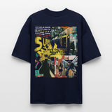 Dionyson, U-Bahn, 1st | Blaster, Oversize Bio T-Shirt, Unisex - Navy