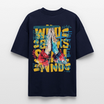 Perseus, Beten, 1st | Blaster, Oversize Bio T-Shirt, Unisex - Navy