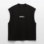 Diony, Wolf, 1st | Heavyweight Oversized Bio Tank Top, Unisex - SOLID BLACK