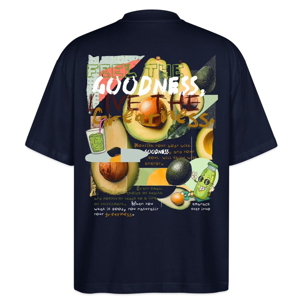 Daeva, Avocado, 1st | Blaster, Oversize Bio T-Shirt, Unisex - Navy