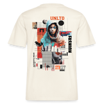 Celestrion, Cyborg, 1st | Essential, Relaxed Fit Unisex Bio T-Shirt - Naturweiß 