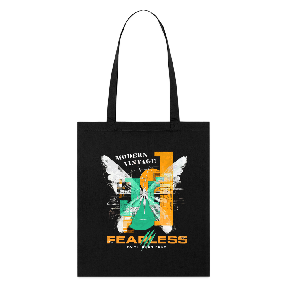 Azazîl, Schmetterling, 1st | Bio Stoffbeutel - Schwarz