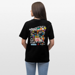 Xizir, Gesicht, 1st | Essential, Relaxed Fit Unisex Bio T-Shirt - Schwarz