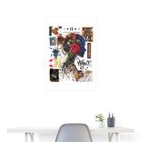 Altairon, Mädchen, 1st | Poster 60x90 cm - Weiß