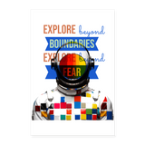 Jovareth, Astronaut, 1st | Poster 40x60 cm - Weiß