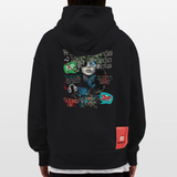 Apollan, Musik, 1st | Heavyweight Oversized Bio Hoodie, Unisex - SOLID BLACK