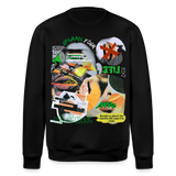 Ereban, Lippen, 1st | Roller, Unisex Bio-Sweatshirt - Schwarz