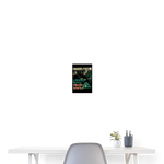 Gaian, U-Bahn, 1st | Poster 20x30 cm - Weiß