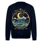 Izanami, Berge, 1st | Roller, Unisex Bio-Sweatshirt - Navy