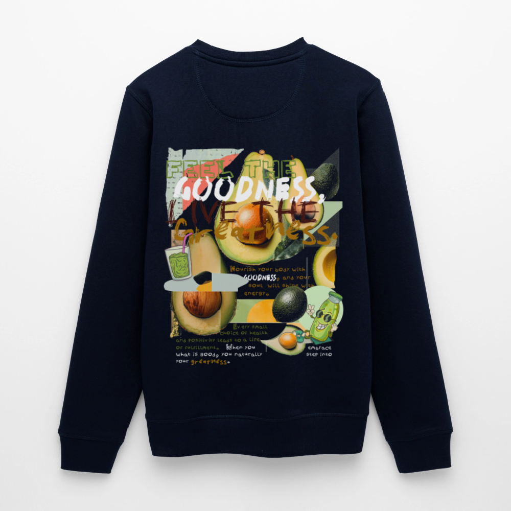 Daeva, Avocado, 1st | Roller, Unisex Bio-Sweatshirt - Navy