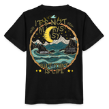 Izanami, Berge, 1st | Kinder Bio T-Shirt - Schwarz