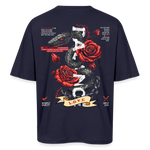 Hephani, Schlange, 1st | Breezy, Oversized Unisex T-Shirt - Navy