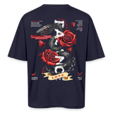 Hephani, Schlange, 1st | Breezy, Oversized Unisex T-Shirt - Navy