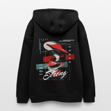 Guanyin, Muschel, 1st | Freshhood, Oversized Unisex Hoodie - Schwarz