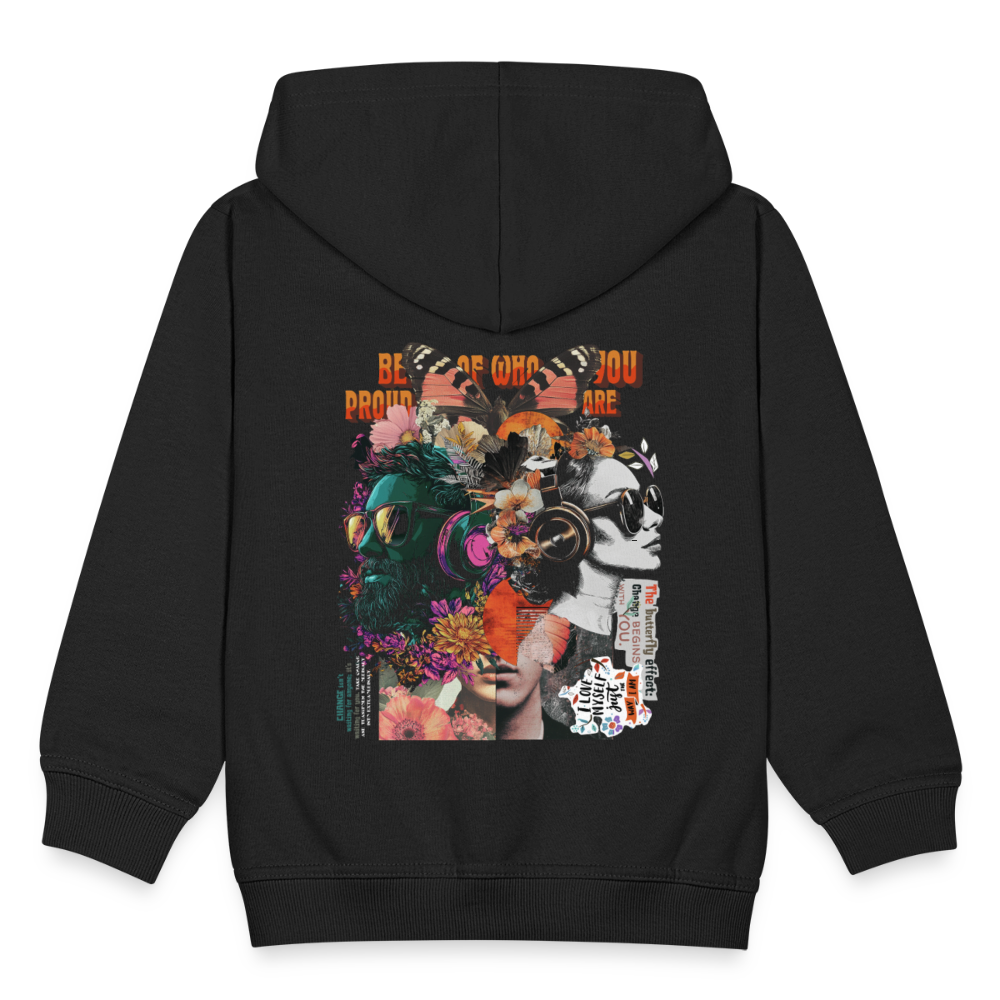Qareen, Sonnenbrille, 1st | Kinder Zip Hoodie - Schwarz