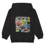 Apollon, Gehirn, 1st | Kinder Zip Hoodie - Schwarz