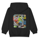Apollon, Gehirn, 1st | Kinder Zip Hoodie - Schwarz