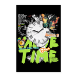 Ifrit, Uhr, 1st | Poster 60x90 cm - Weiß